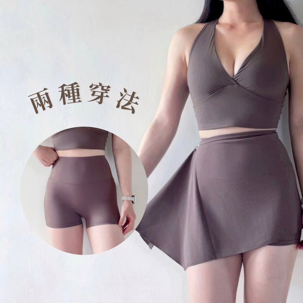 兩件式運動短裙/ 2色