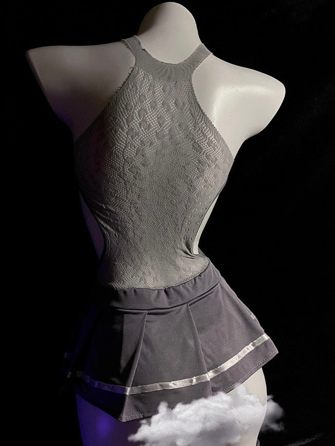 OL 上班族短裙領帶情趣內衣