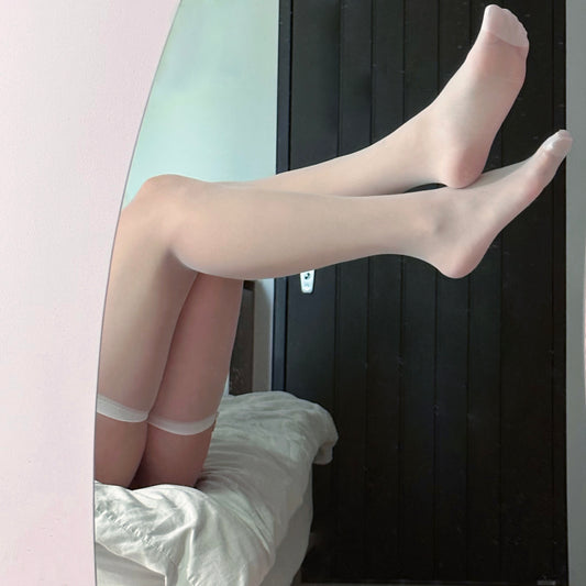 基本款透膚過膝大腿襪/ 2色