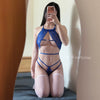 多線條美背連身衣/ 3色