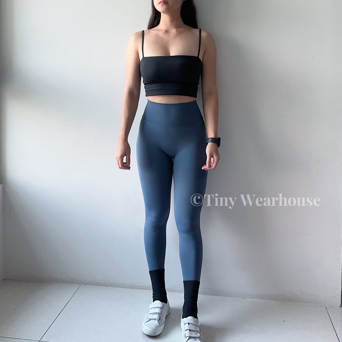 高腰高彈親膚軟綿綿運動長褲（7色）