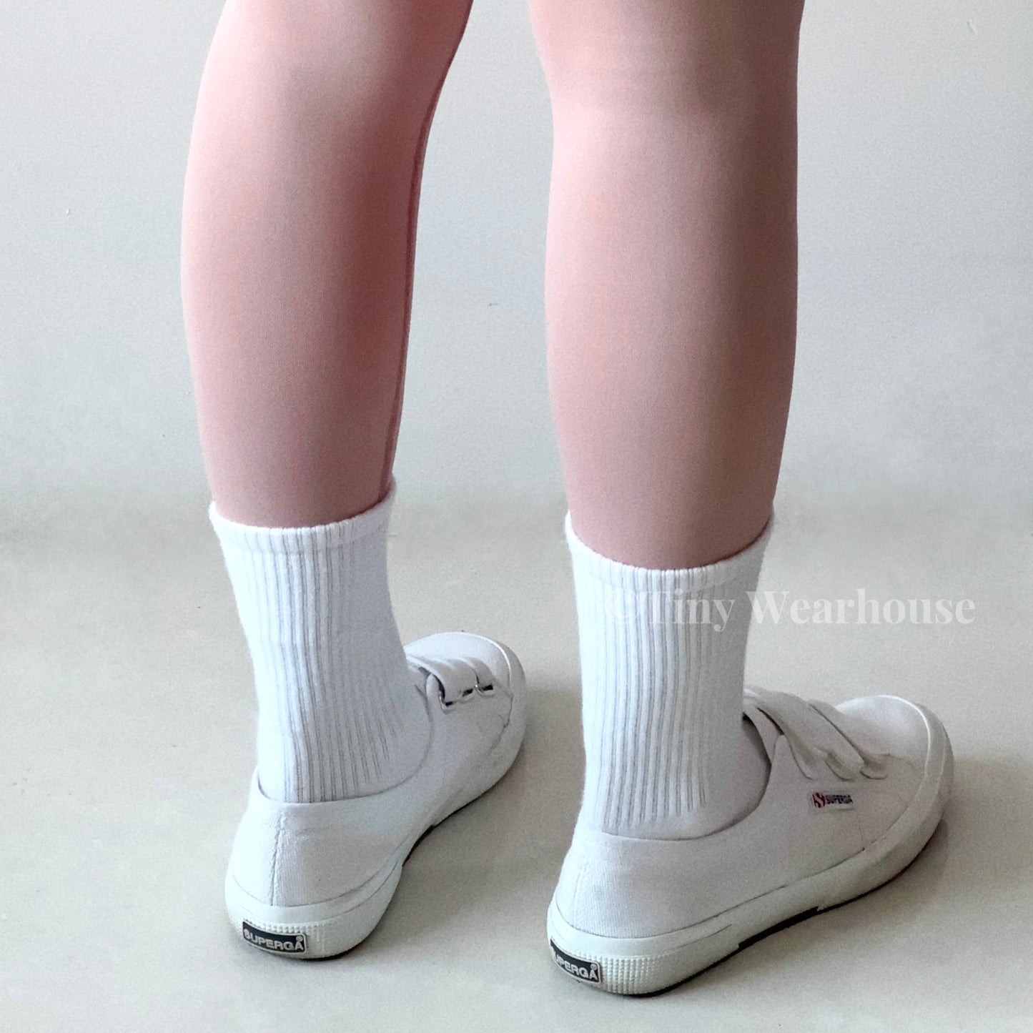 純棉厚磅基本款運動長襪（5色）