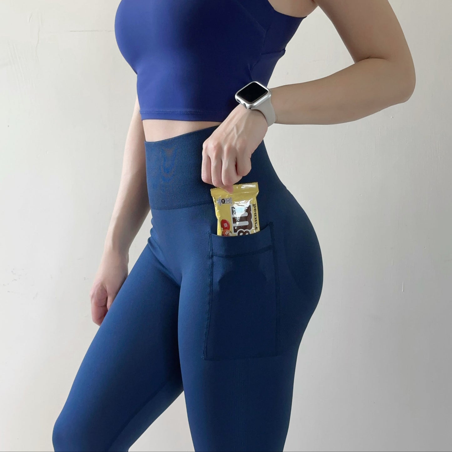 口袋款高腰翹屁屁運動長褲（3色）