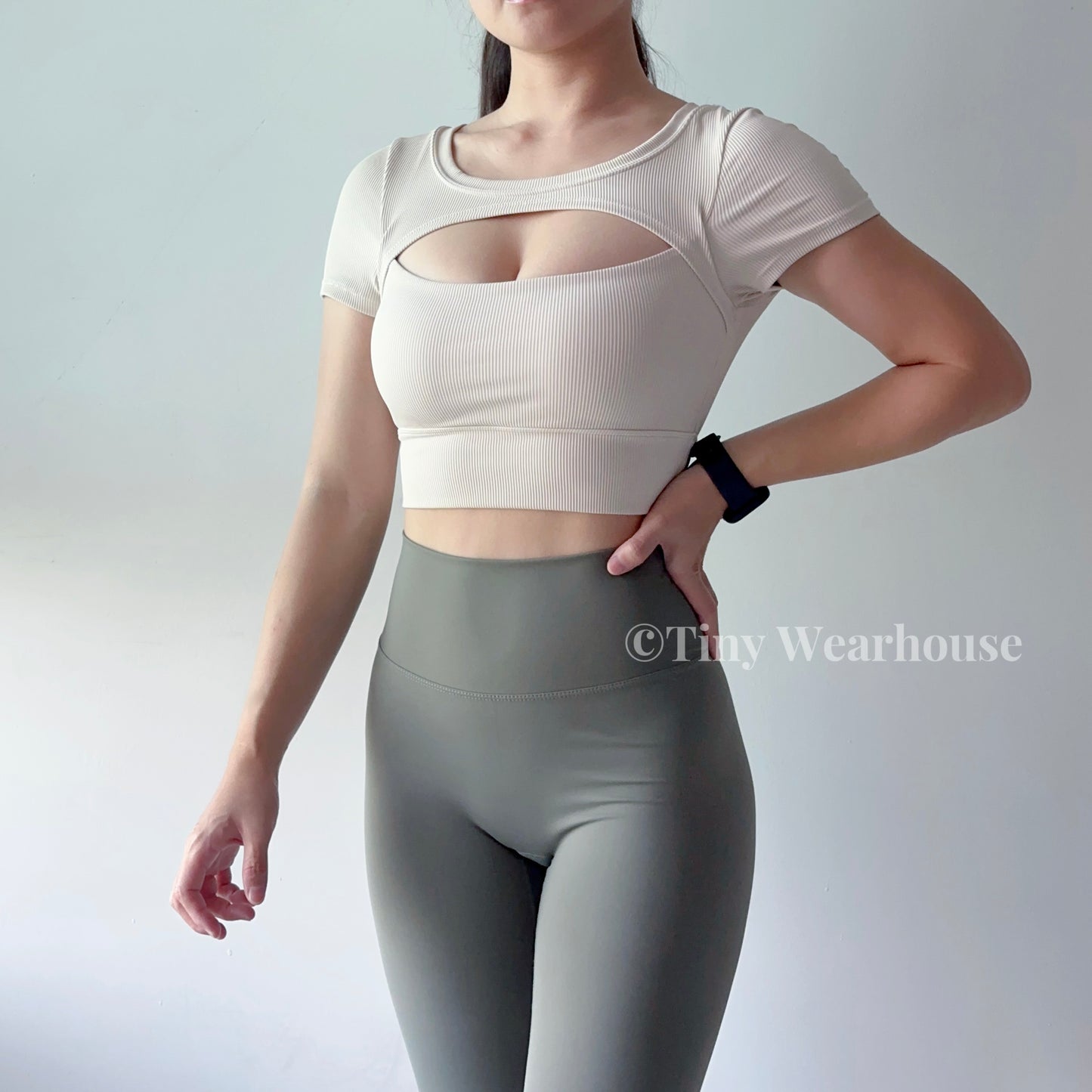 高腰高彈親膚軟綿綿運動長褲（7色）