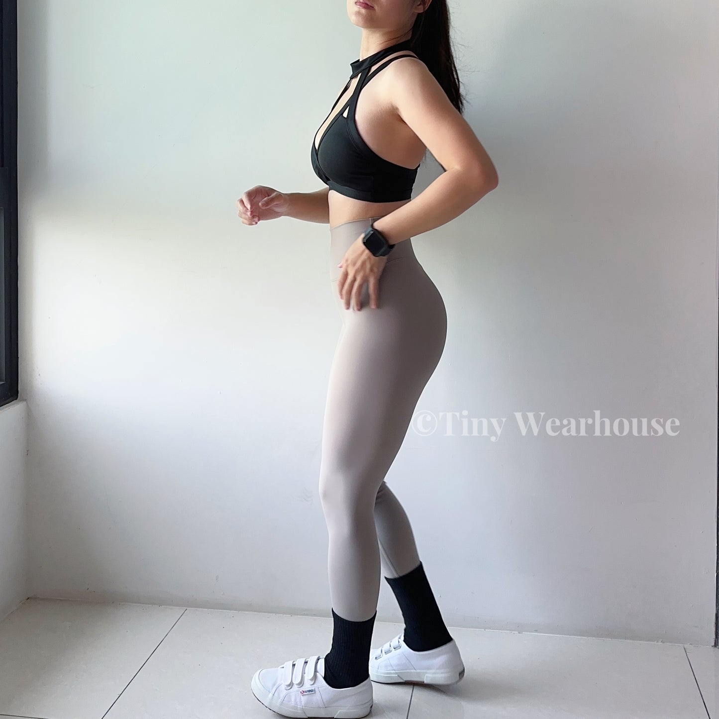 高腰高彈親膚軟綿綿運動長褲（7色）