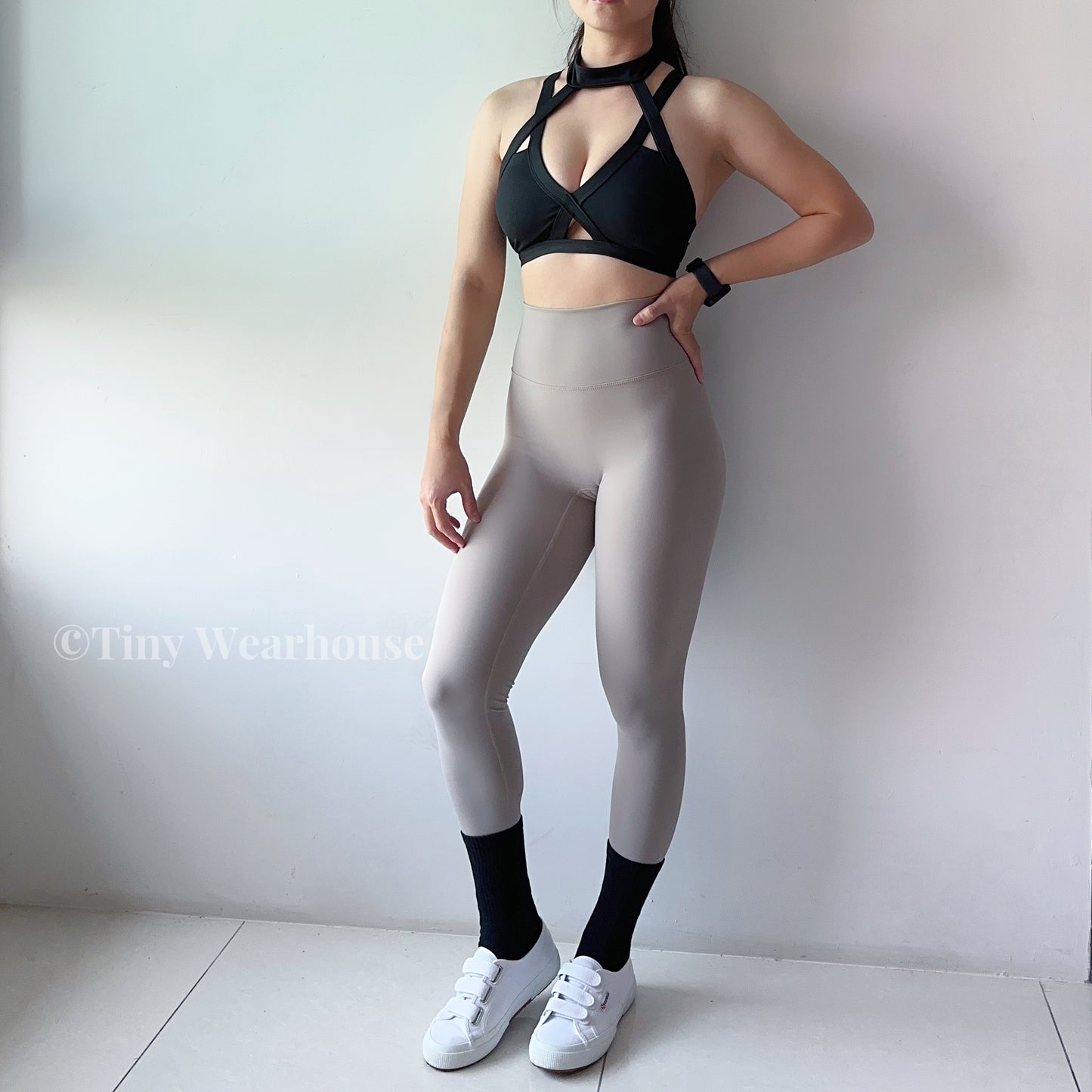 高腰高彈親膚軟綿綿運動長褲（7色）