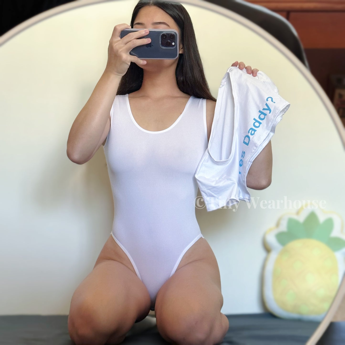 Yes, Daddy？兩件式開檔連身衣（2色）