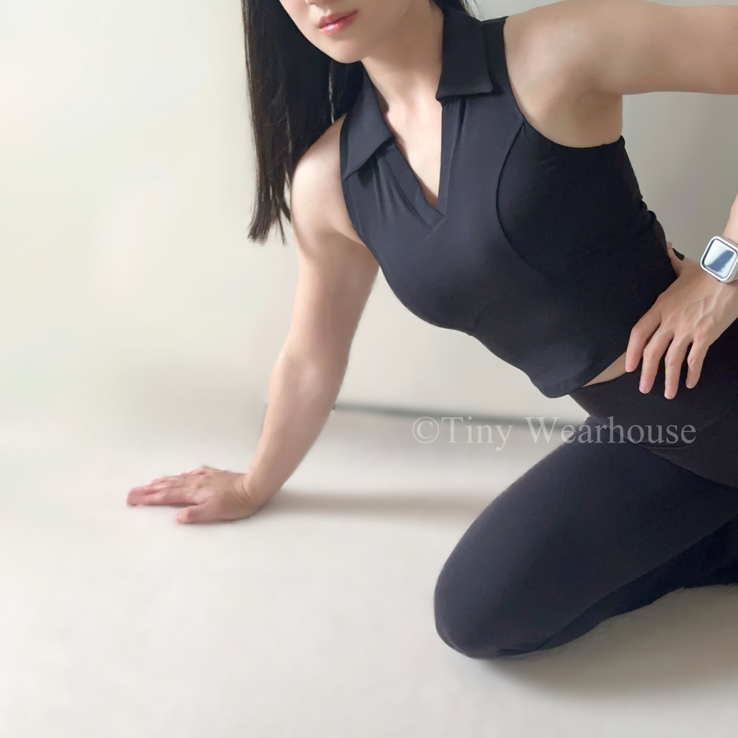 帶胸墊POLO領運動背心（2色）