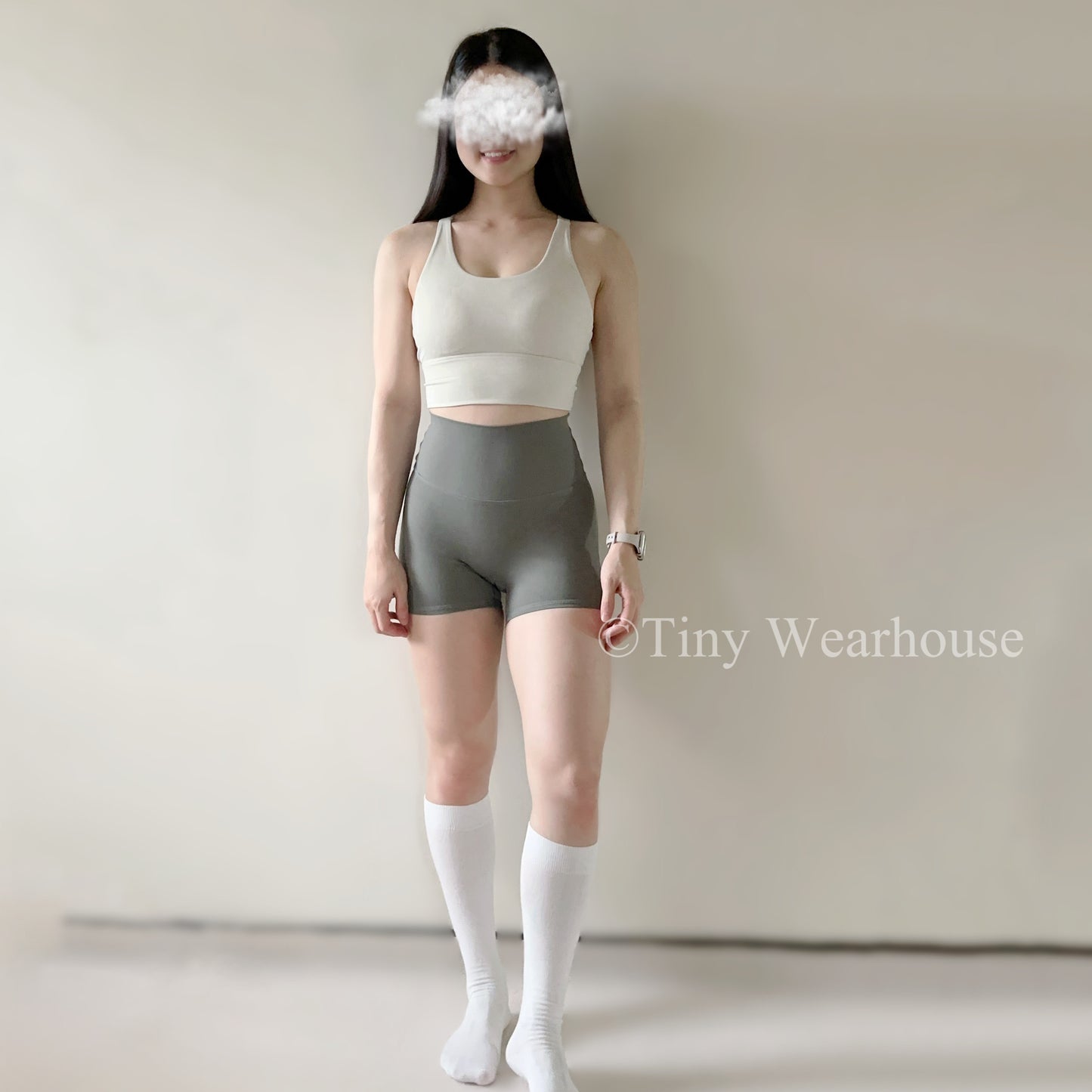 固定罩杯交叉美背Bra Top（3色）