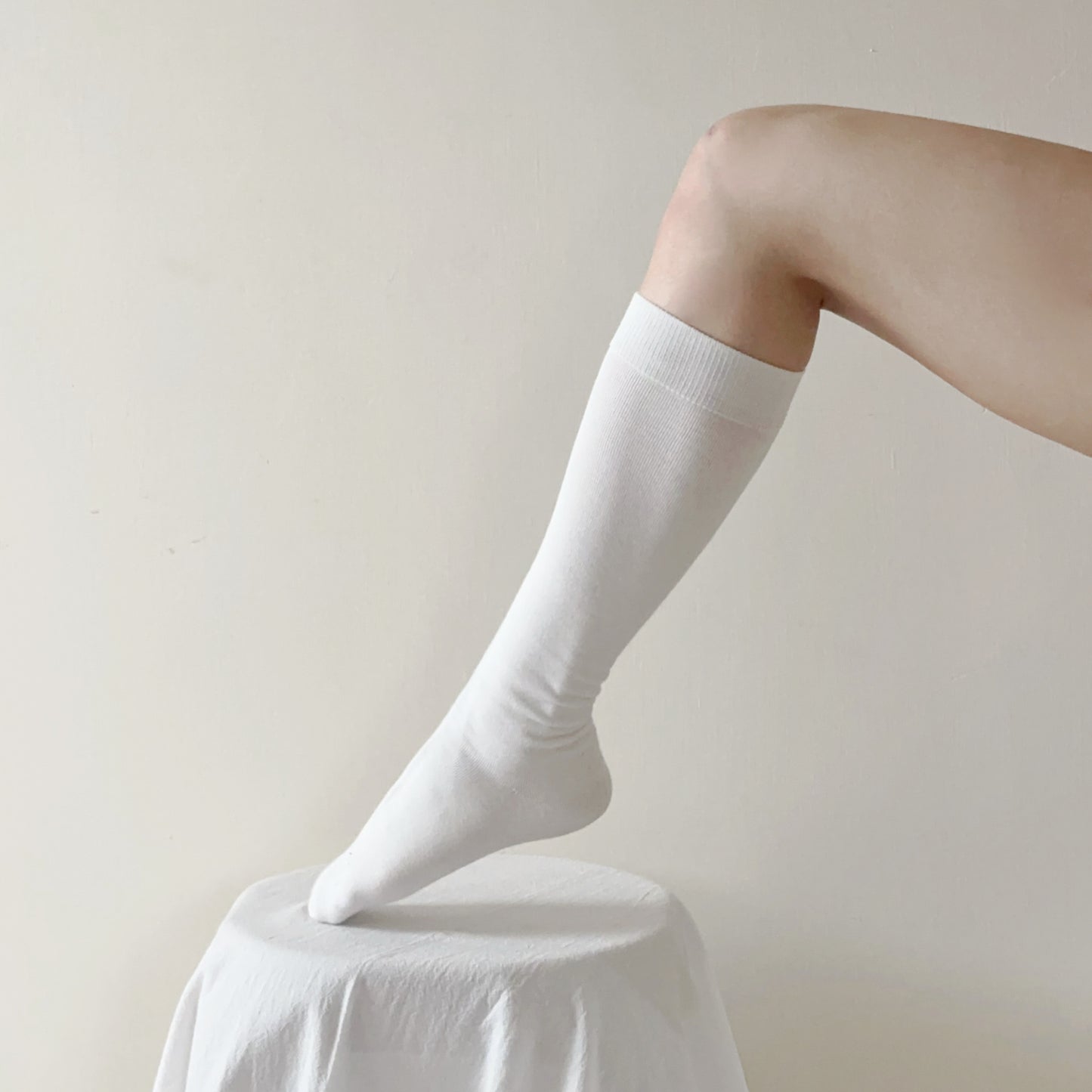 微加壓棉質小腿襪（2色）