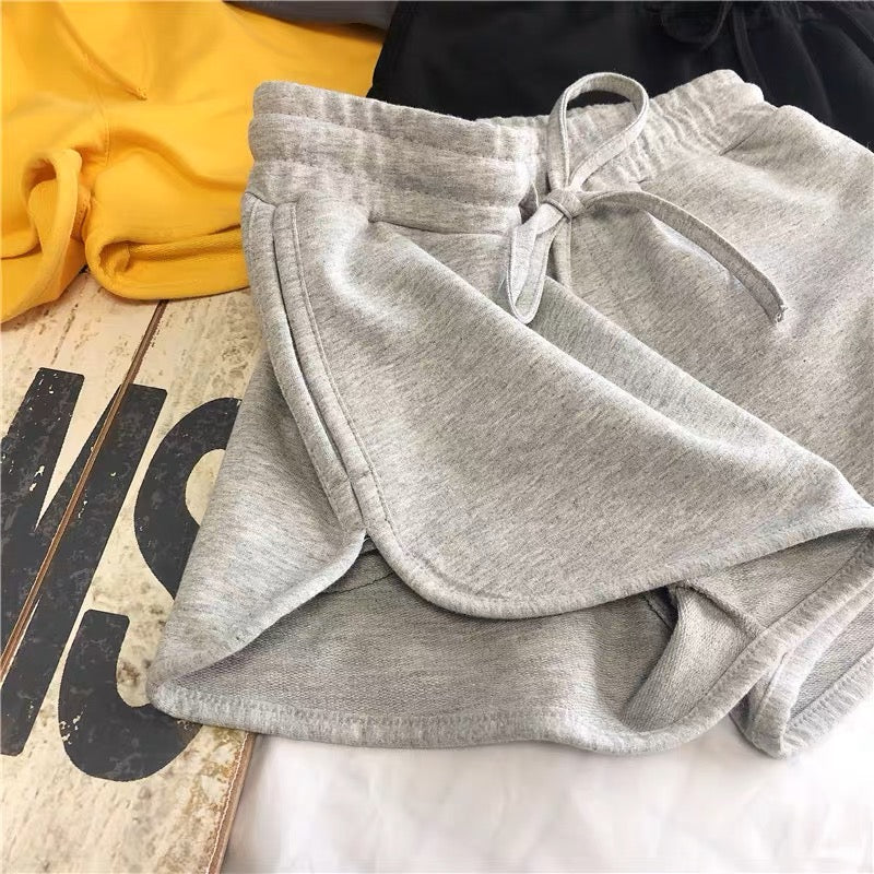 純棉開衩顯腿長短褲（5色）