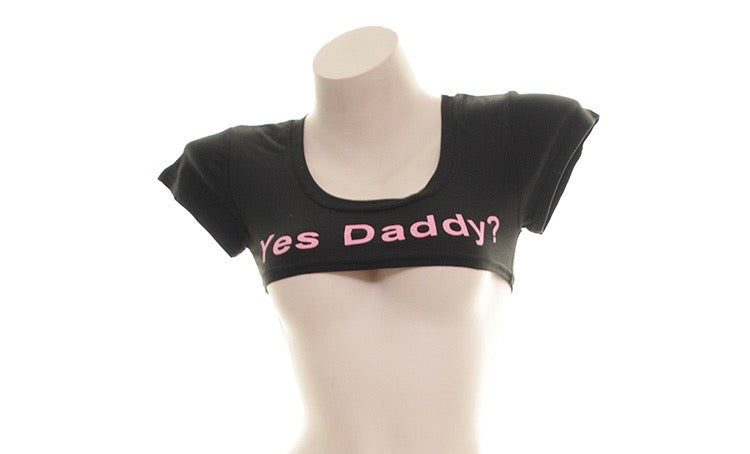 Yes, Daddy？兩件式開檔連身衣（2色）
