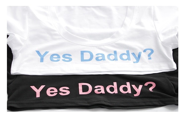 Yes, Daddy？兩件式開檔連身衣（2色）