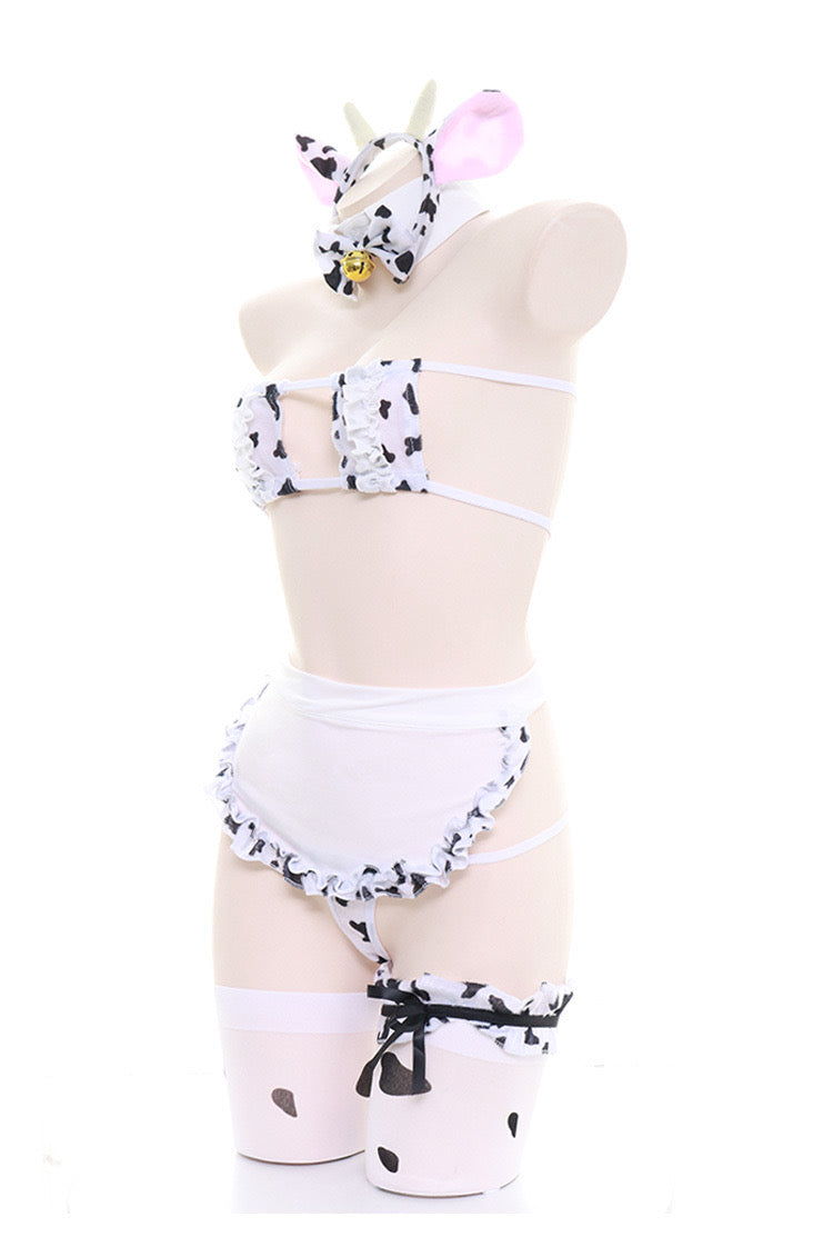 乳牛女僕比基尼式成套情趣內衣