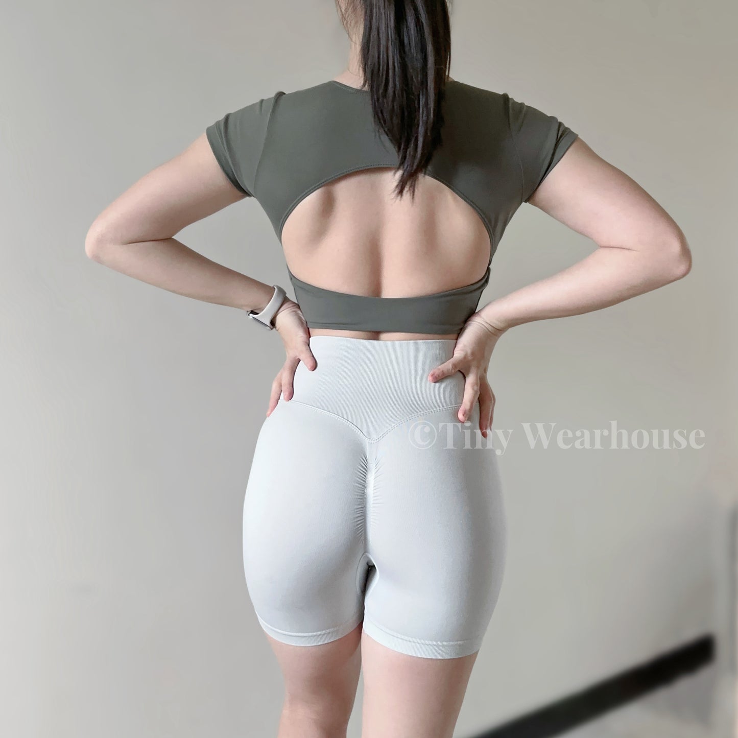 高腰翹屁屁四分運動短褲（12色）