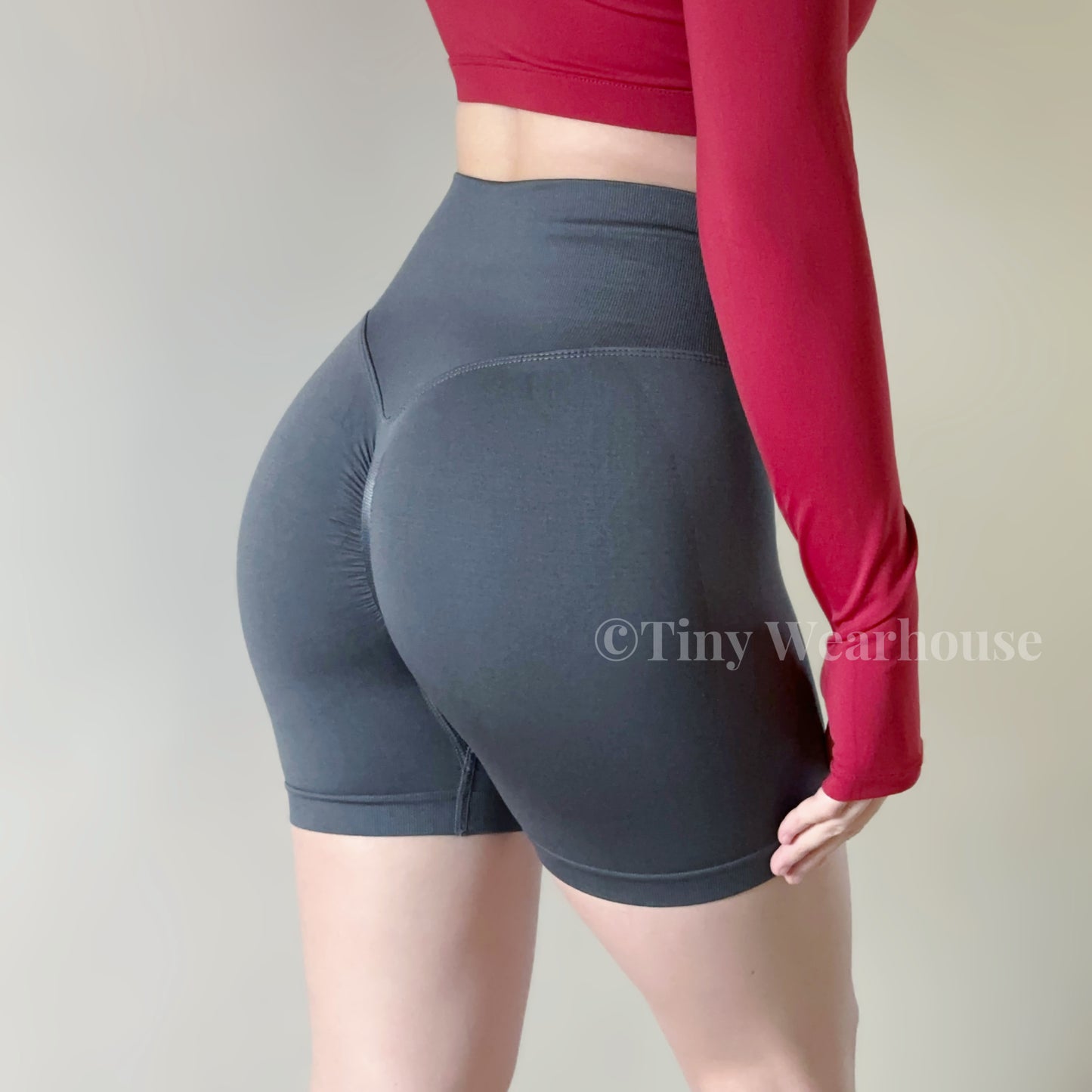 高腰翹屁屁四分運動短褲（12色）