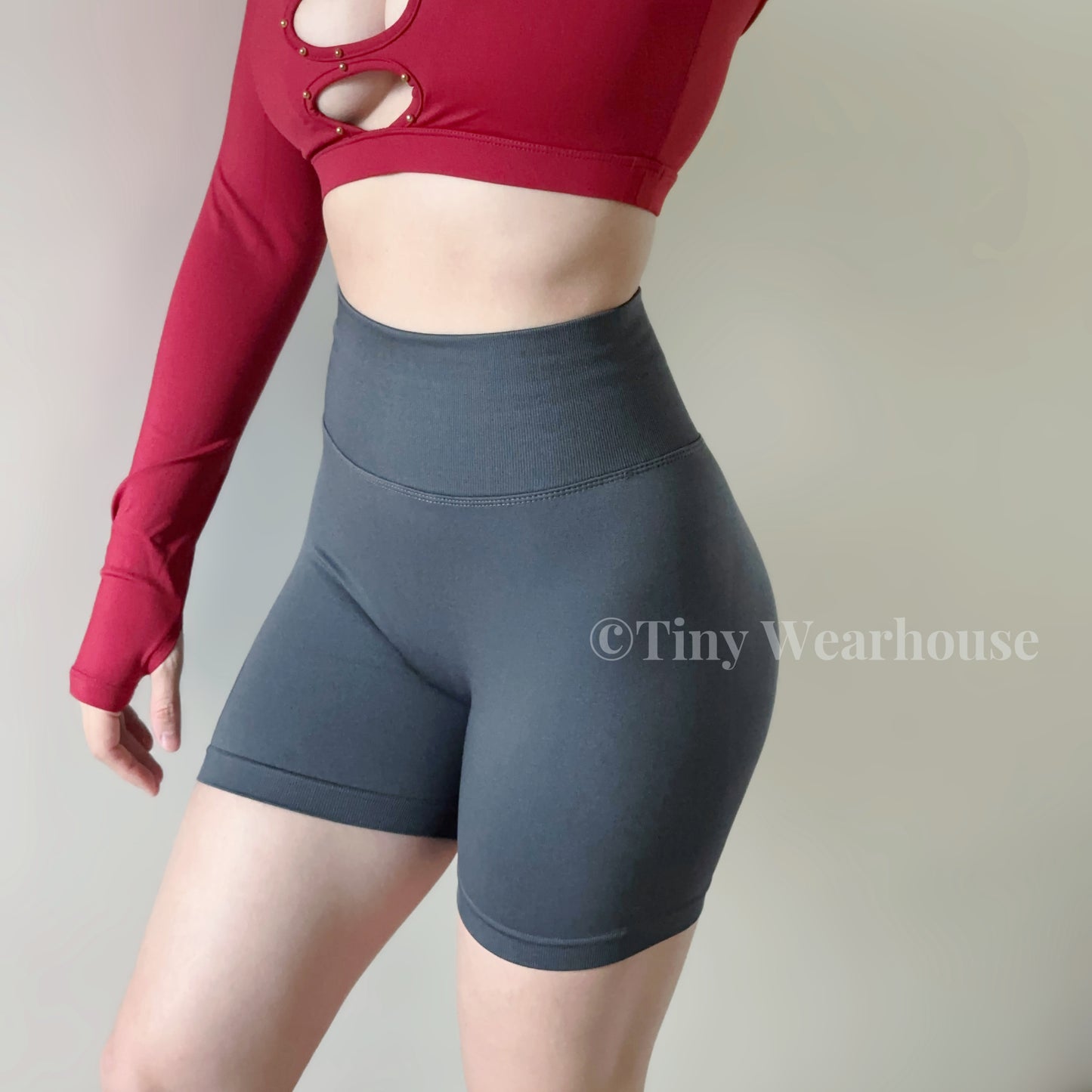 高腰翹屁屁四分運動短褲（12色）