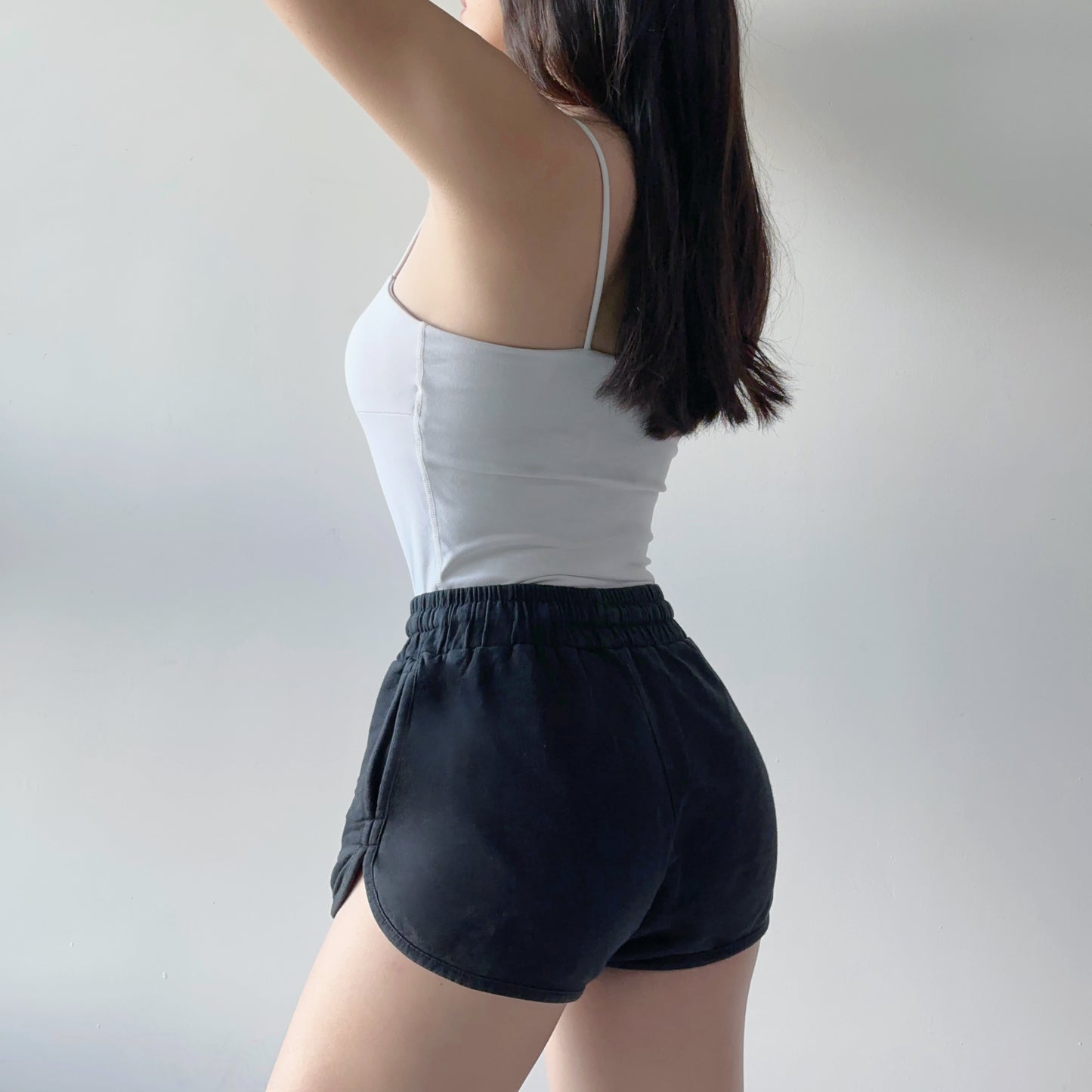 純棉開衩顯腿長短褲（5色）