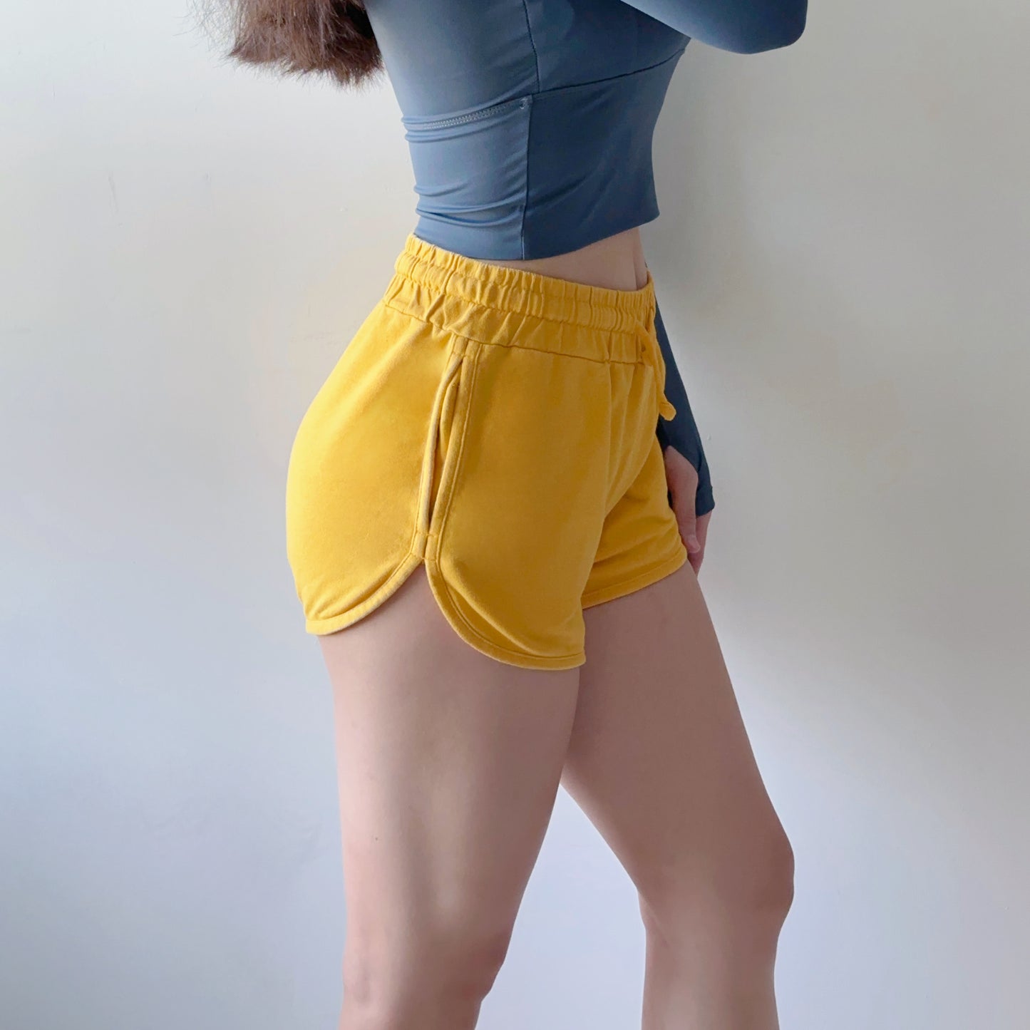 純棉開衩顯腿長短褲（5色）