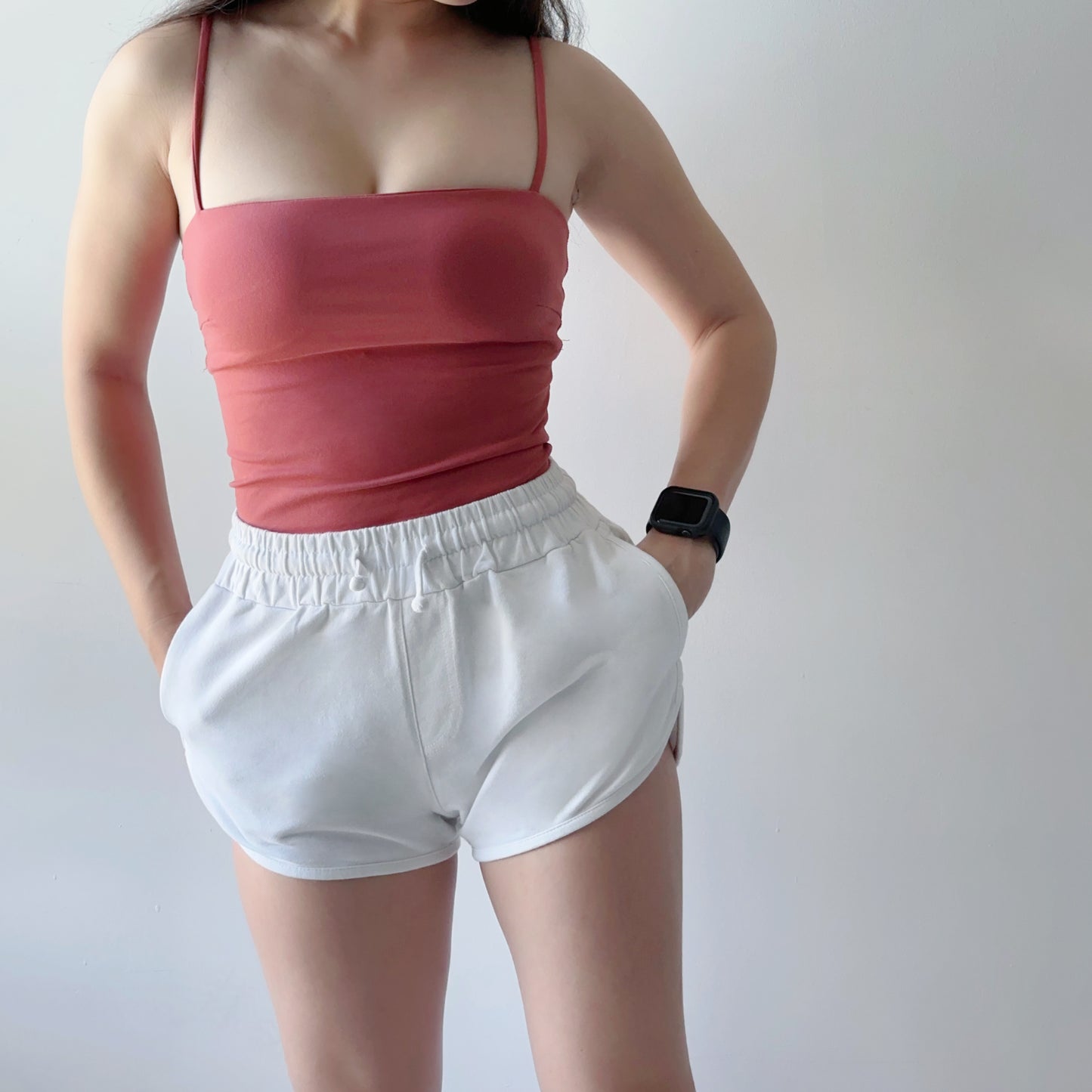 純棉開衩顯腿長短褲（5色）