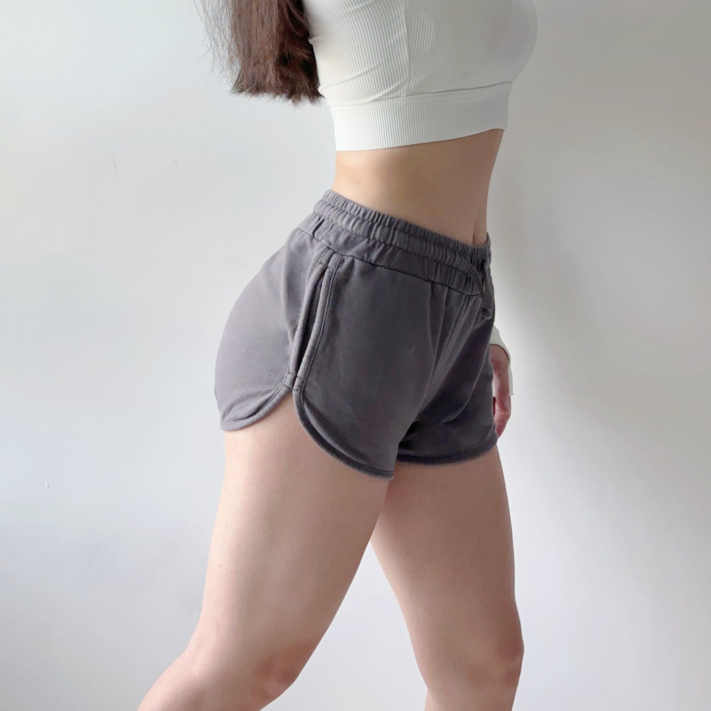 純棉開衩顯腿長短褲（5色）