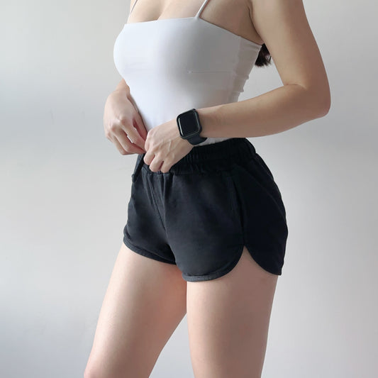 純棉開衩顯腿長短褲（5色）