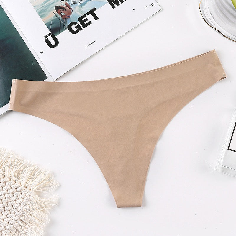 舒適無痕不卡臀丁字褲（6色）