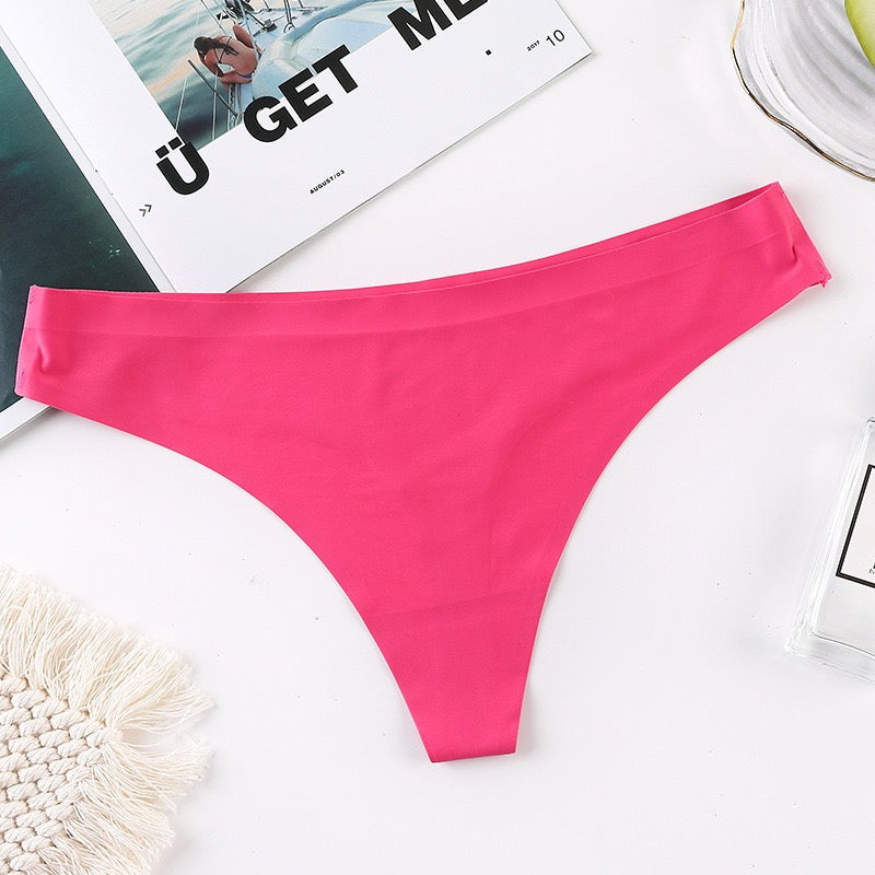 舒適無痕不卡臀丁字褲（6色）