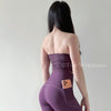 帶胸墊防滑平口Bra Top（3色）