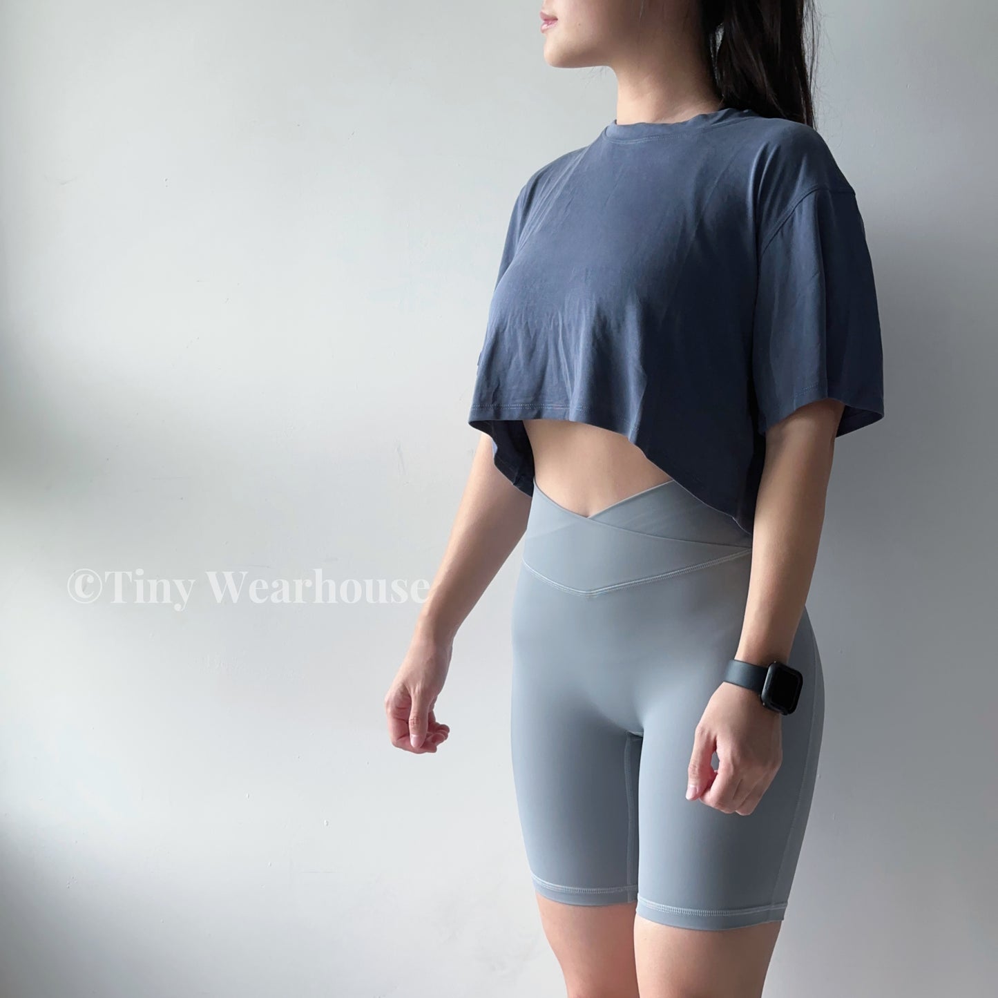 莫代爾棉舒適親膚短版上衣（4色）