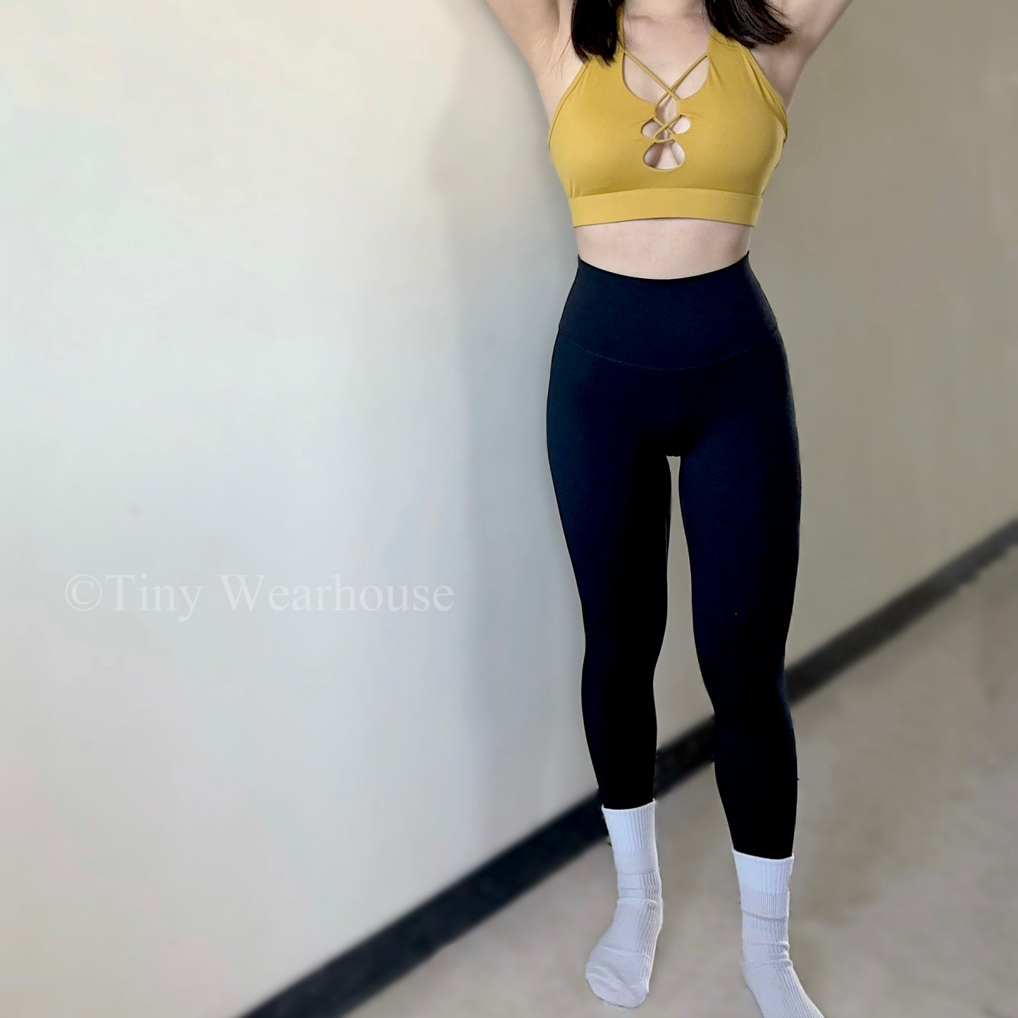 萊卡高彈力運動長褲（4色）