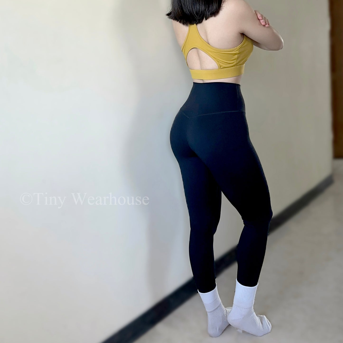 萊卡高彈力運動長褲（4色）