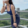 帶胸墊粗肩帶運動背心 Bra Top（4色）