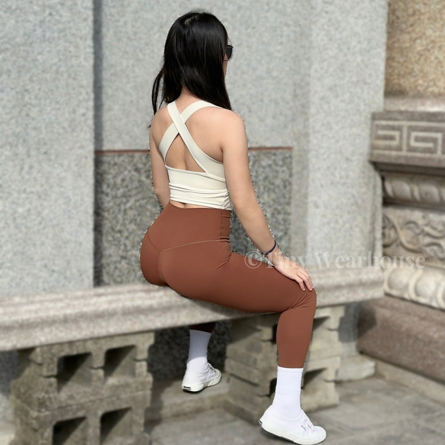 帶胸墊粗肩帶運動背心 Bra Top（4色）