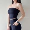 帶胸墊防滑平口Bra Top（3色）